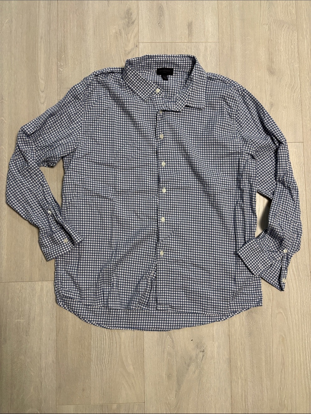 🔥BUNDLESALE Men's XL Magaschoni Gingham Button-Down Shirt